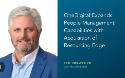 Official today: Resourcing Edge is joining OneDigital!